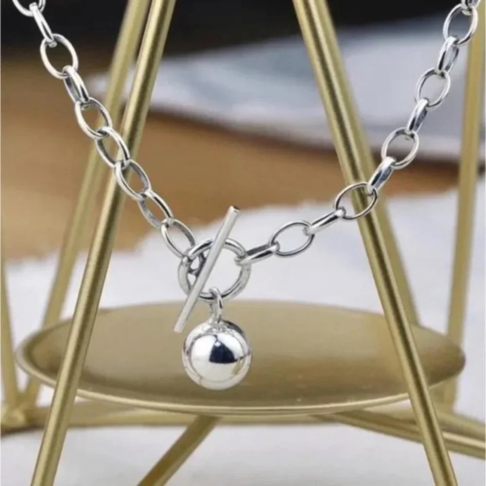 “18” NEW 925 STERLING SILVER  NECKLACE, NICE NECKLACE, CUTE NECKLACE - Picture 5 of 6